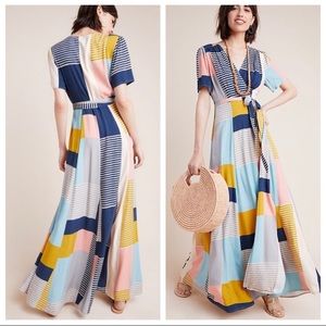 NWT Anthropologie The Odells Positano Wrap Dress